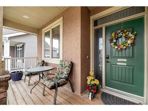 7028 Cobb Street, Lacombe, AB - Outdoor With Deck Patio Veranda With Exterior