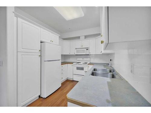236-4512 52 Avenue, Red Deer, AB - Indoor Photo Showing Kitchen With Double Sink