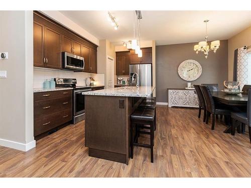 94 Lalor Drive, Red Deer, AB - Indoor Photo Showing Kitchen With Upgraded Kitchen
