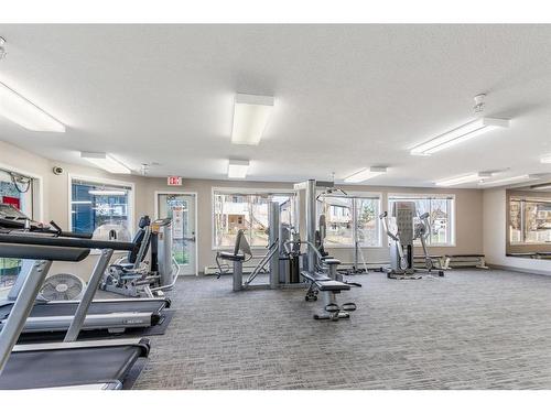 217-260 Duston Street, Red Deer, AB - Indoor Photo Showing Gym Room