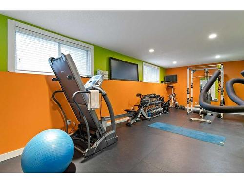 26416 515A Township Nw, Rural Parkland County, AB - Indoor Photo Showing Gym Room