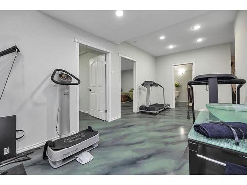25558 Highway 39, Rural Leduc County, AB - Indoor Photo Showing Gym Room