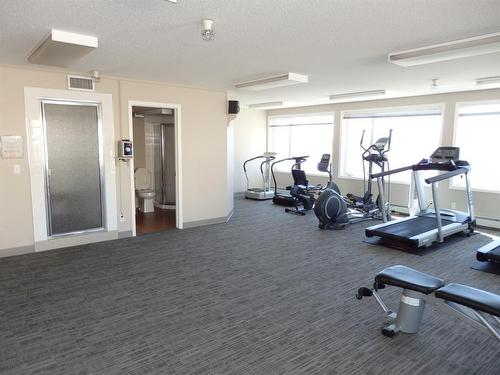 313-260 Duston Street, Red Deer, AB - Indoor Photo Showing Gym Room