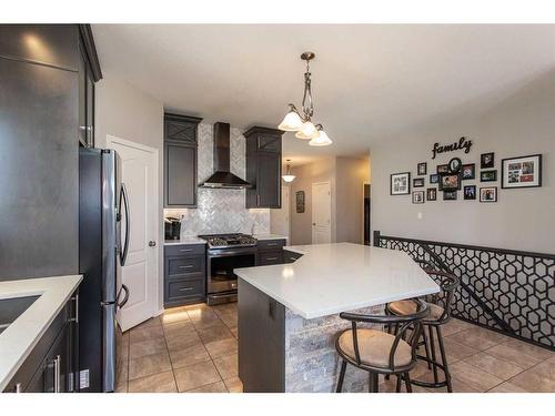 12 Valentine Crescent, Red Deer, AB - Indoor Photo Showing Kitchen With Upgraded Kitchen
