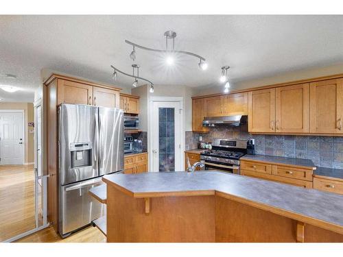 155 Harvest Oak View Ne, Calgary, AB - Indoor Photo Showing Kitchen With Stainless Steel Kitchen