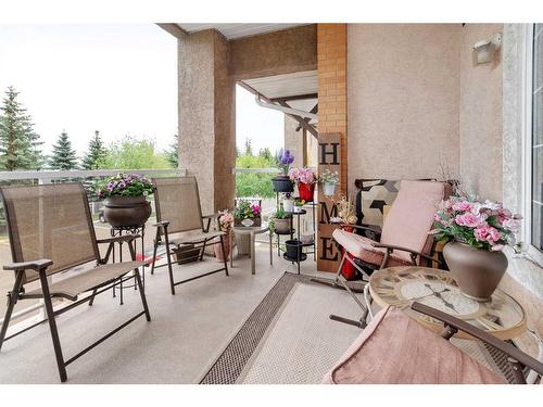 205-4512 52 Avenue, Red Deer, AB - Outdoor With Deck Patio Veranda With Exterior