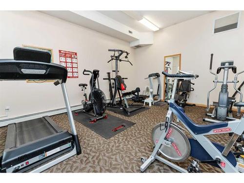 205-4512 52 Avenue, Red Deer, AB - Indoor Photo Showing Gym Room