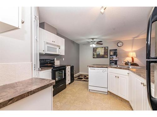 106-3730 50 Avenue, Red Deer, AB - Indoor Photo Showing Kitchen With Double Sink