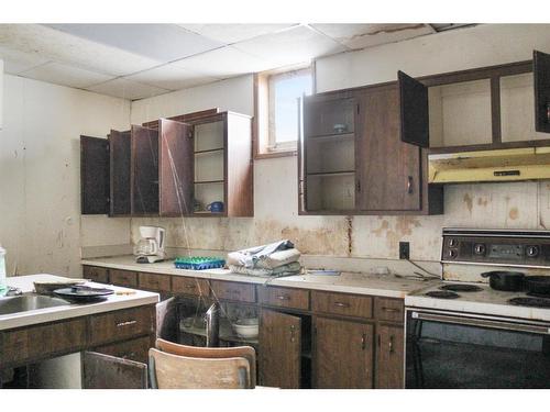 110 Lady Vivian Avenue East, Galahad, AB - Indoor Photo Showing Kitchen