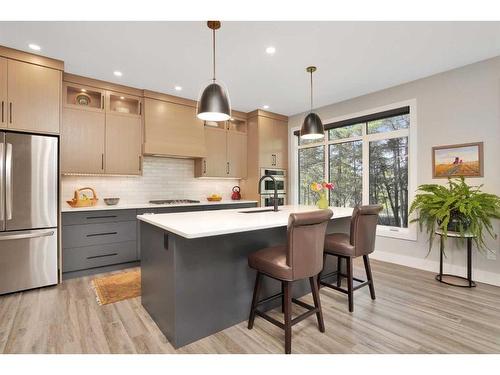425 Birchcliff Road, Birchcliff, AB - Indoor Photo Showing Kitchen With Stainless Steel Kitchen With Upgraded Kitchen
