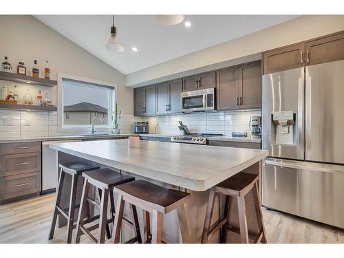 57 Mackenzie Avenue, Lacombe, AB - Indoor Photo Showing Kitchen