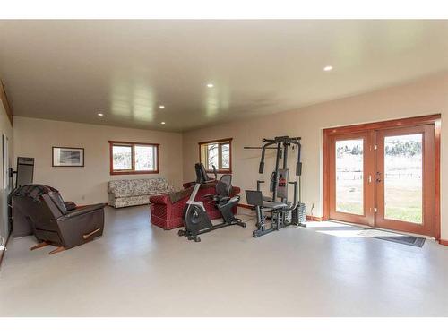1327 Township Road 8-4, Rural Pincher Creek No. 9, M.D. Of, AB - Indoor Photo Showing Gym Room