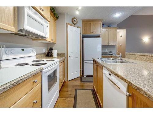 471 Jenkins Drive, Red Deer, AB - Indoor Photo Showing Kitchen With Double Sink