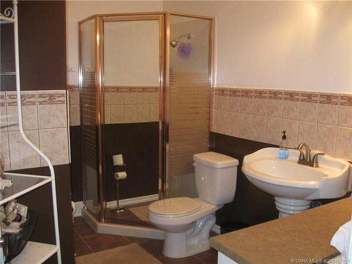 4021-25054 South Pine Lake Road, Rural Red Deer County, AB - Indoor Photo Showing Bathroom