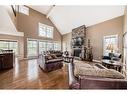 559 Summer Crescent, Rural Ponoka County, AB  - Indoor Photo Showing Living Room With Fireplace 