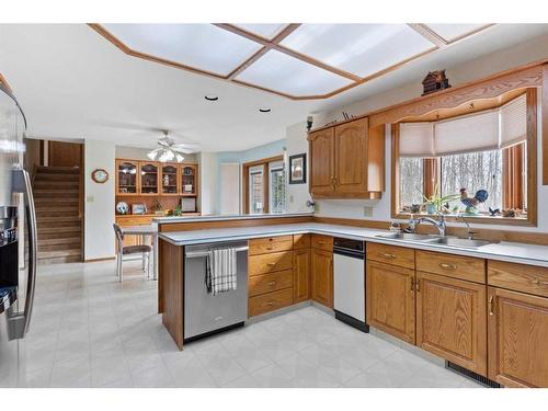 33 Mackenzie Drive, Sedgewick, AB - Indoor Photo Showing Kitchen With Double Sink