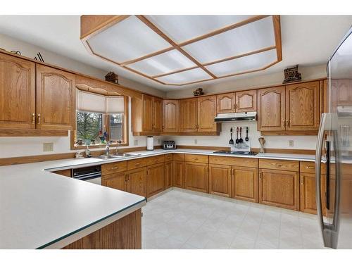 33 Mackenzie Drive, Sedgewick, AB - Indoor Photo Showing Kitchen With Double Sink