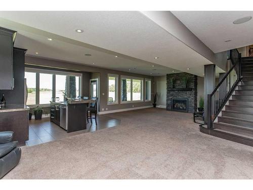 41216 Range Road 274, Rural Lacombe County, AB - Indoor With Fireplace