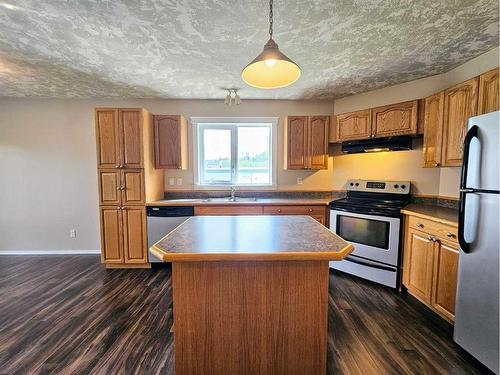 1209 12 Street Se, Slave Lake, AB - Indoor Photo Showing Kitchen With Stainless Steel Kitchen With Double Sink