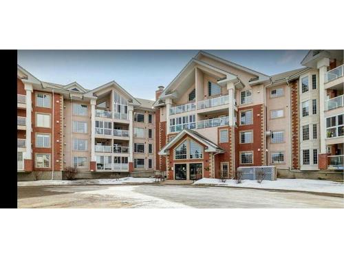 212-4805 45 Street, Red Deer, AB - Outdoor With Balcony With Facade