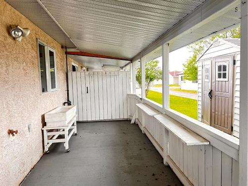 6020 58A Street, Rocky Mountain House, AB - Outdoor With Deck Patio Veranda With Exterior