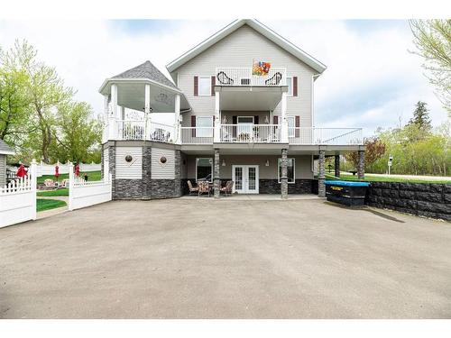 21 Rosedale Avenue, Rural Lacombe County, AB - Outdoor With Balcony With Facade