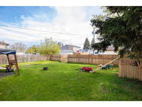 3715 50 Street, Red Deer, AB - Outdoor With Backyard