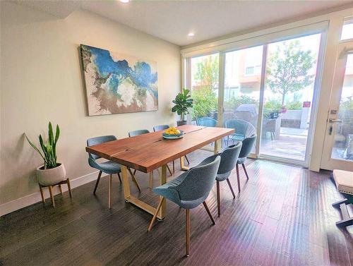205-2717 17 Street Sw, Calgary, AB - Indoor Photo Showing Dining Room