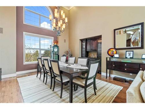 4300 Memorial Trail, Sylvan Lake, AB - Indoor Photo Showing Dining Room