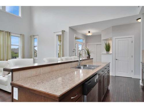 444 Summer Crescent, Rural Ponoka County, AB - Indoor Photo Showing Kitchen With Double Sink