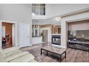 2 Garrison Place, Red Deer, AB  - Indoor Photo Showing Living Room With Fireplace 