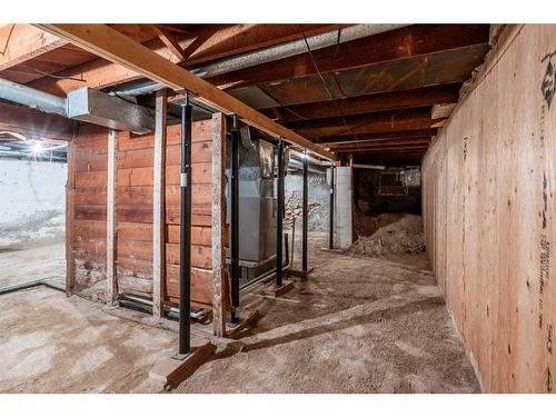 216 Lady Vivian Avenue West, Galahad, AB - Indoor Photo Showing Basement