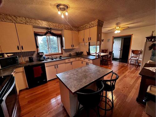 3903 44 Street, Ponoka, AB - Indoor Photo Showing Kitchen With Double Sink