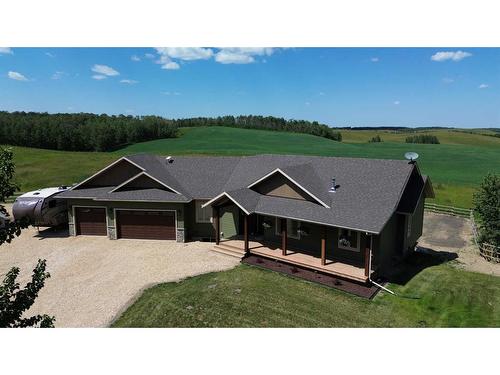 22174 Hwy 605, Rural Camrose County, AB - Outdoor With Deck Patio Veranda With Facade