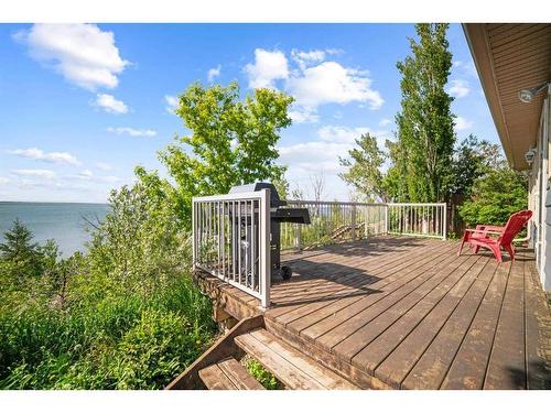 48 Front Street, White Sands, AB - Outdoor With Body Of Water With Deck Patio Veranda