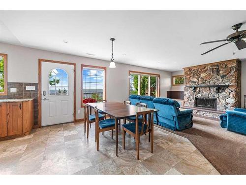 48 Front Street, White Sands, AB - Indoor Photo Showing Other Room With Fireplace