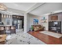 66 Crossley Street, Red Deer, AB  - Indoor Photo Showing Living Room With Fireplace 