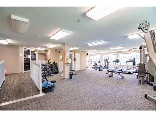 129-260 Duston Street, Red Deer, AB - Indoor Photo Showing Gym Room