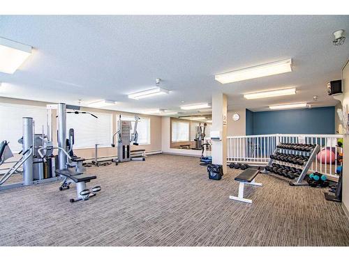 129-260 Duston Street, Red Deer, AB - Indoor Photo Showing Gym Room