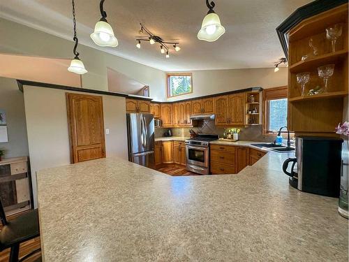 81073 Old Highway 11A, Rural Clearwater County, AB - Indoor Photo Showing Kitchen