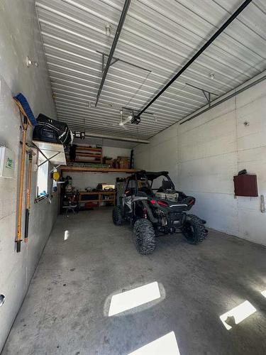 81073 Old Highway 11A, Rural Clearwater County, AB - Indoor Photo Showing Garage