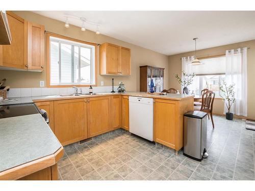 37 Duckering Close, Red Deer, AB - Indoor Photo Showing Kitchen With Double Sink