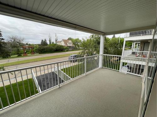 206-4625 50 Street, Camrose, AB - Outdoor With Deck Patio Veranda With Exterior