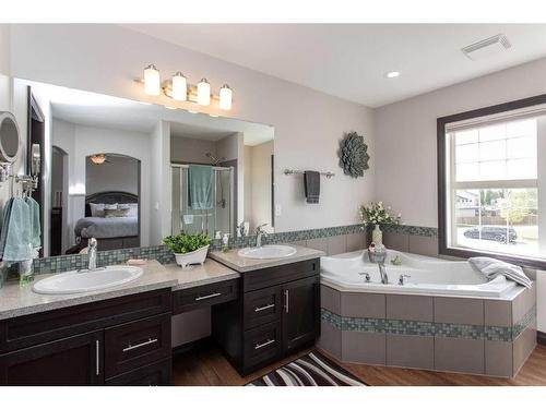 10 Iron Wolf Close, Lacombe, AB - Indoor Photo Showing Bathroom