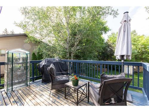 119 Mclevin Crescent, Red Deer, AB - Outdoor With Deck Patio Veranda With Exterior