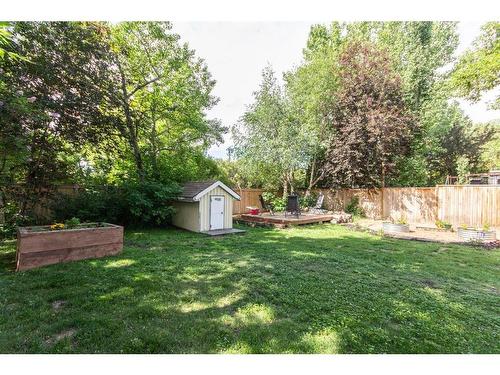 119 Mclevin Crescent, Red Deer, AB - Outdoor With Backyard