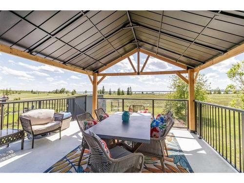 197A-10046 Township Road 422, Rural Ponoka County, AB - Outdoor With Deck Patio Veranda With View With Exterior