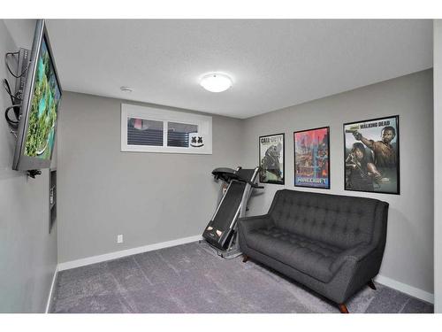 4 Cranna Place, Lacombe, AB - Indoor Photo Showing Gym Room