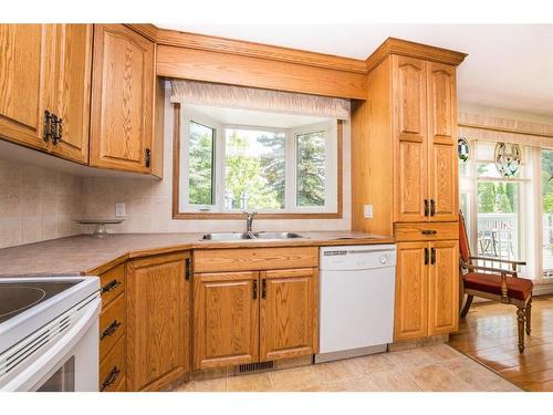 24 Anderson Close, Red Deer, AB - Indoor Photo Showing Kitchen With Double Sink