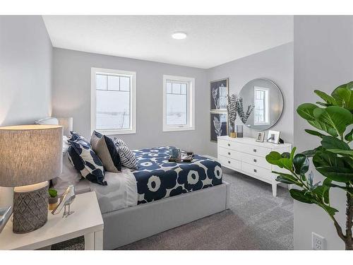 323 Creekstone Hill Sw, Calgary, AB - Indoor Photo Showing Bedroom